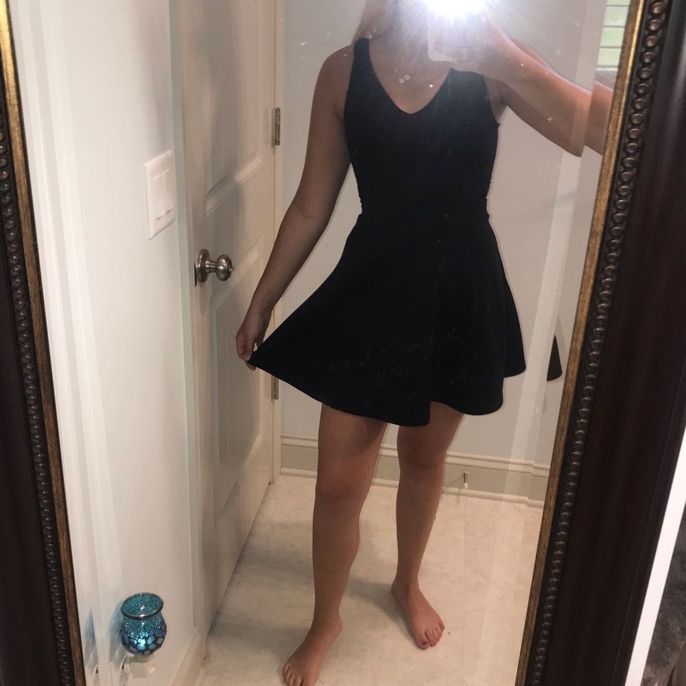 Black Skater Dress (size: small)